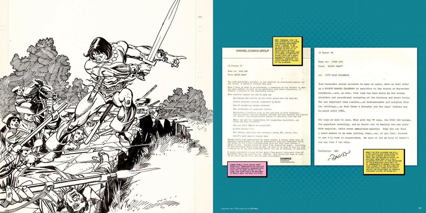 Mighty Marvel Calendar Book: A Visual History