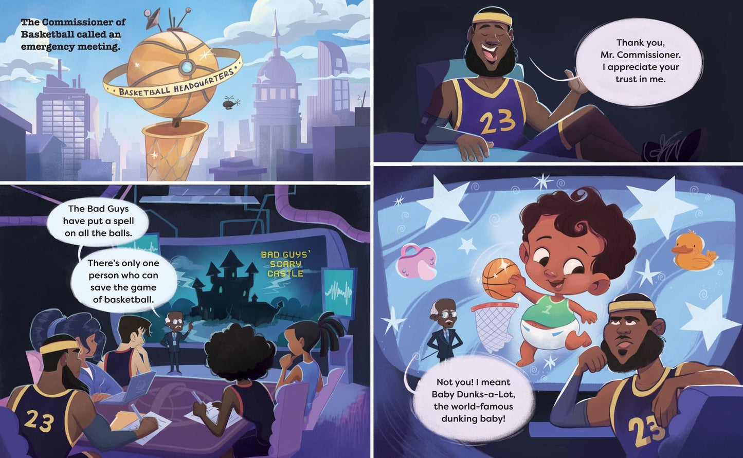 Baby Dunks-a-Lot: The Day the Basketballs Stopped Bouncing: A Picture Book