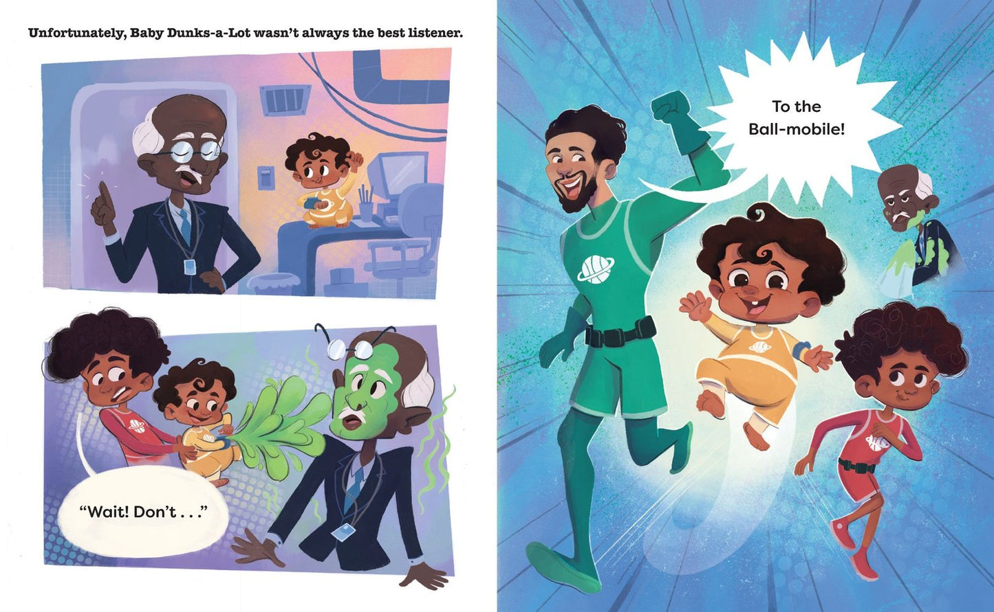 Baby Dunks-a-Lot: The Day the Basketballs Stopped Bouncing: A Picture Book