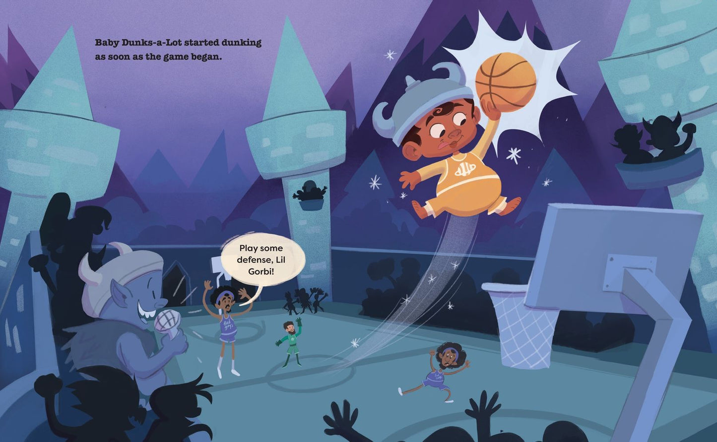 Baby Dunks-a-Lot: The Day the Basketballs Stopped Bouncing: A Picture Book