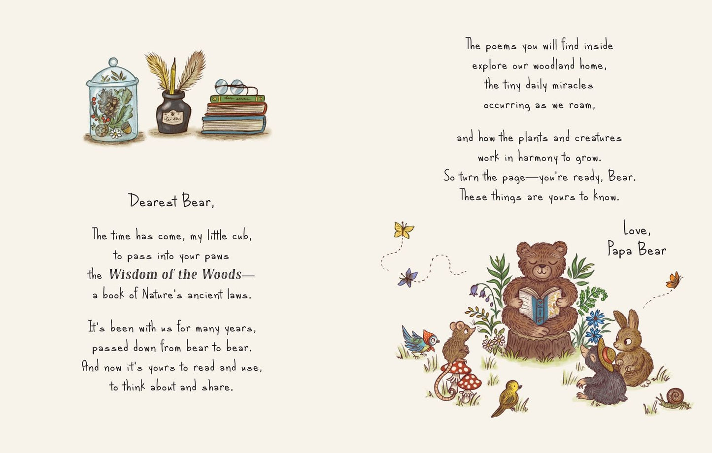 Wisdom of the Woods: 40 Nature Poems Passed Down from Bear to Bear