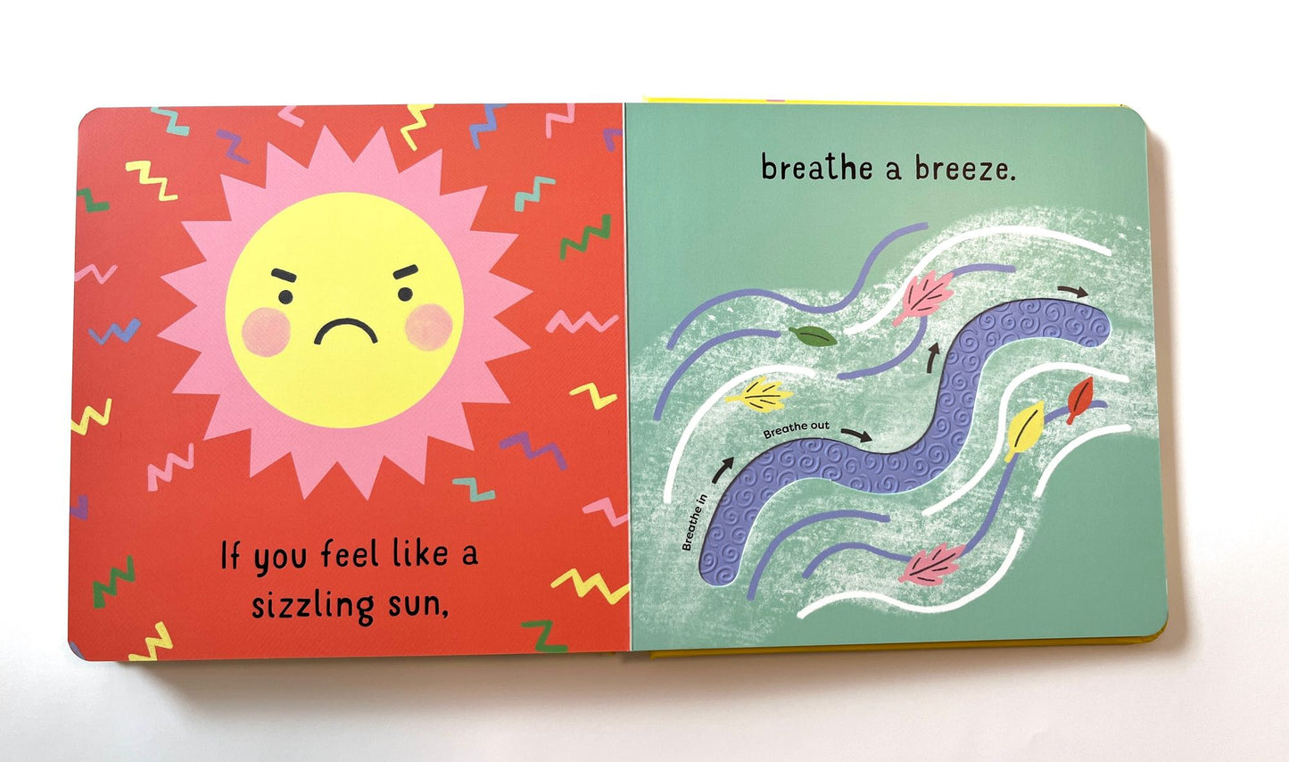 Breathe a Rainbow (An Interactive Board Book): With 8 Calming Textures to Trace with Your Finger