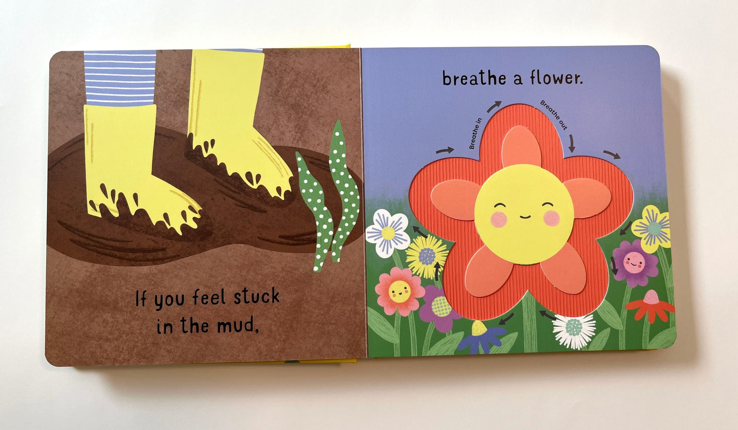 Breathe a Rainbow (An Interactive Board Book): With 8 Calming Textures to Trace with Your Finger