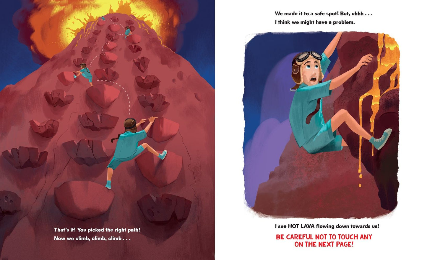 Danny Go's Volcano Adventure!: A Picture Book