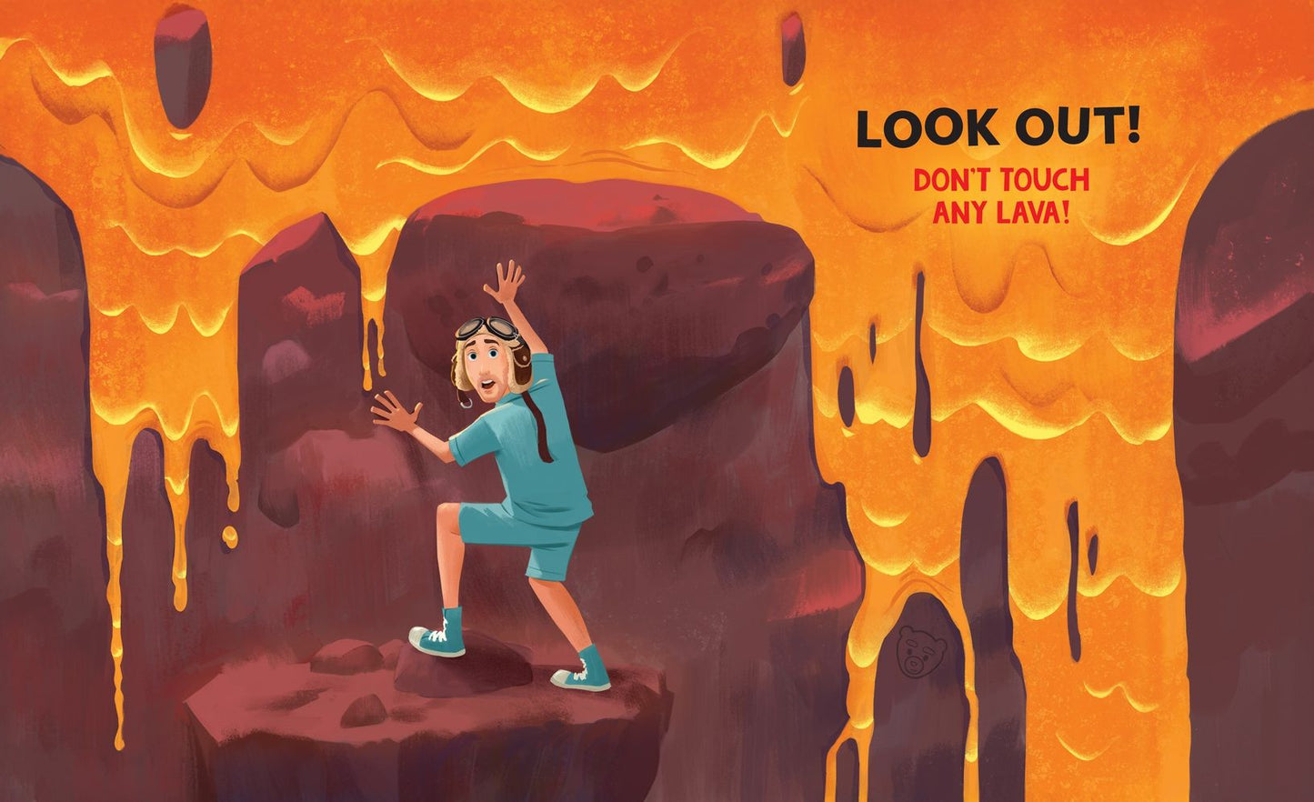 Danny Go's Volcano Adventure!: A Picture Book