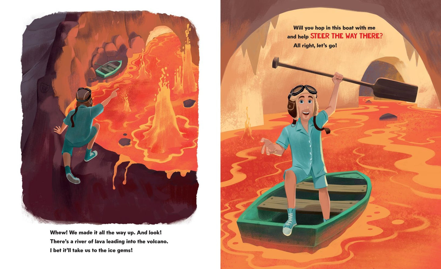 Danny Go's Volcano Adventure!: A Picture Book