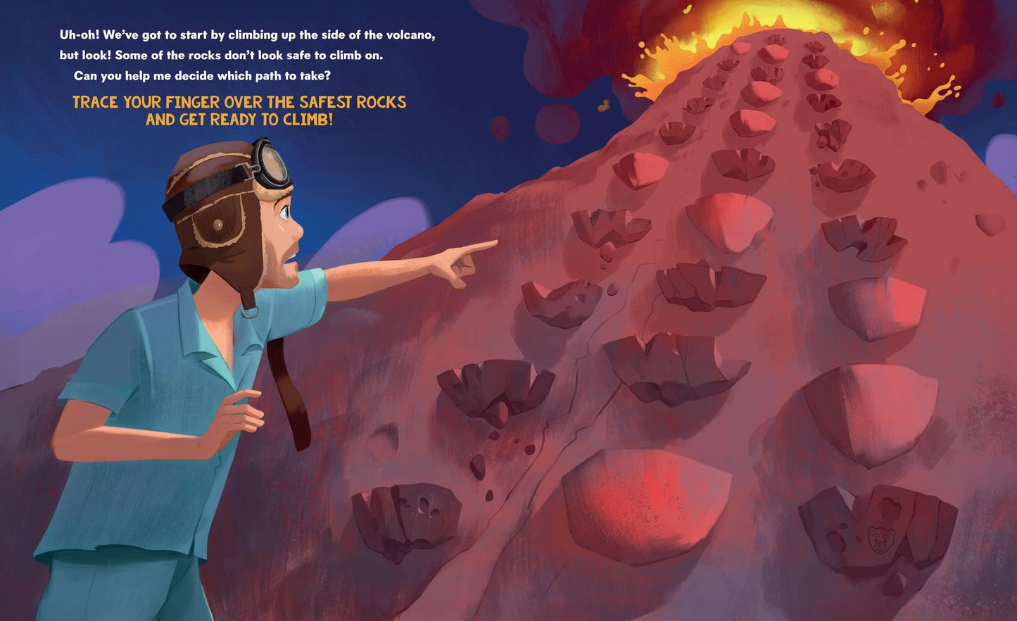 Danny Go's Volcano Adventure!: A Picture Book