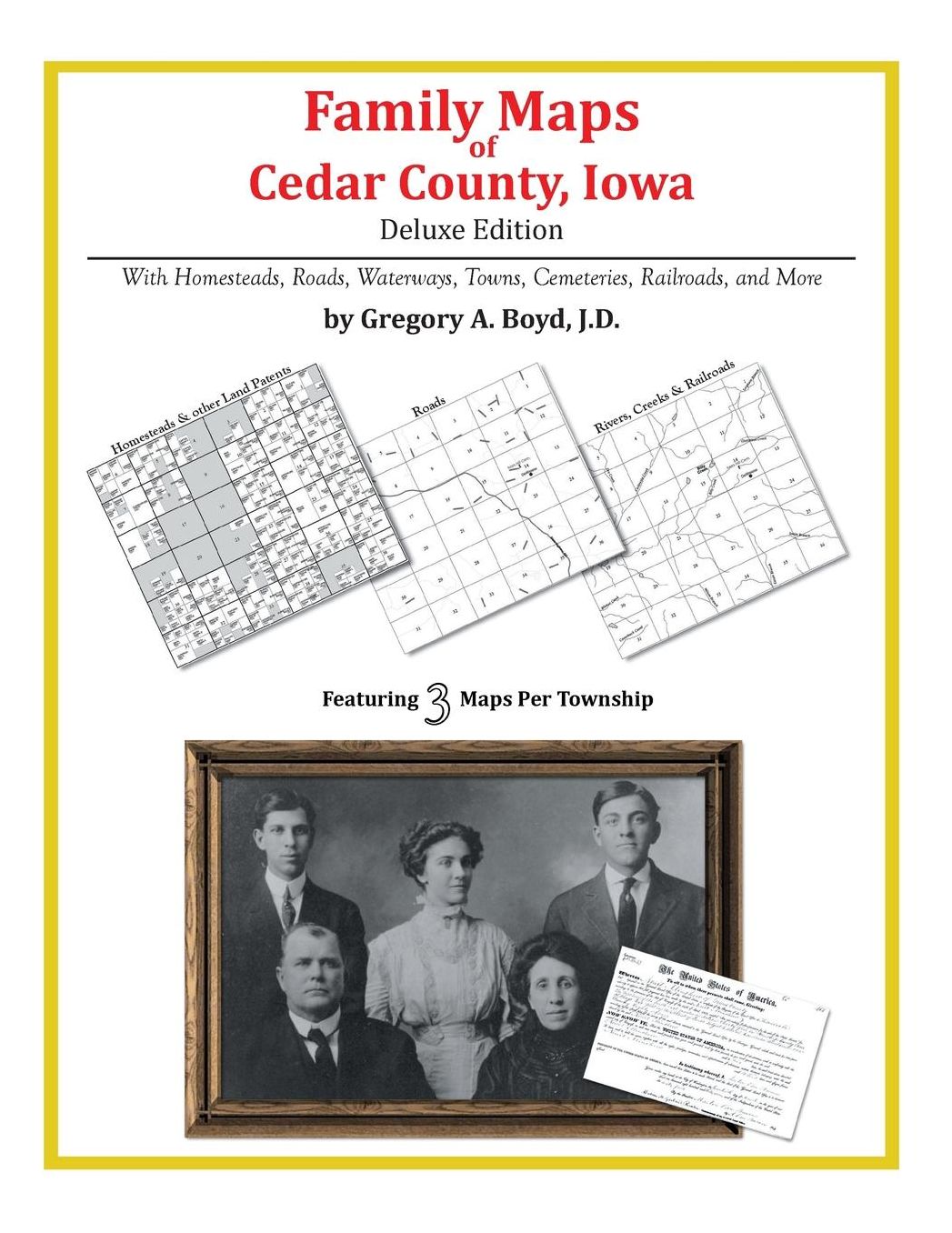 Family Maps of Cedar County, Iowa