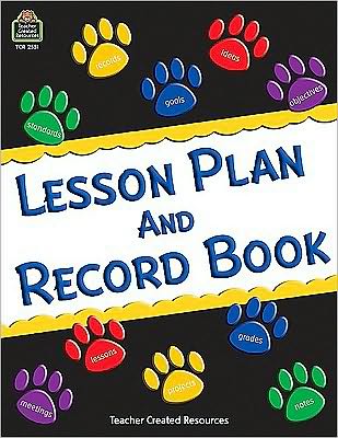Paw Prints Lesson Plan & Record Book