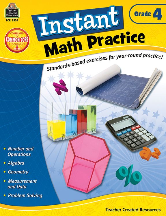 Instant Math Practice: Grd 4