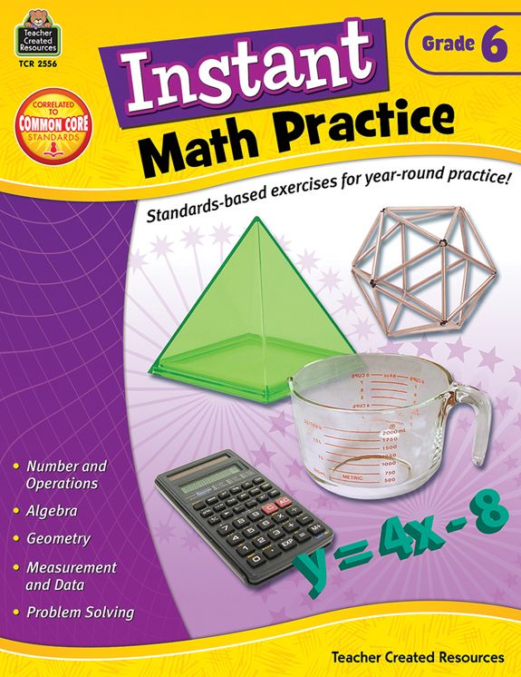 Instant Math Practice: Grd 6