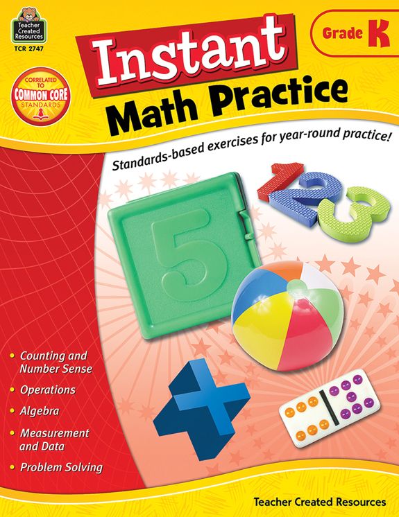 Instant Math Practice: Grd K