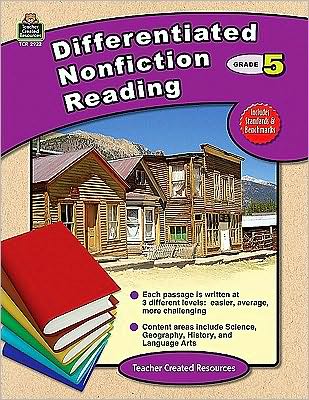 Differentiated Nonfiction Reading, Grade 5