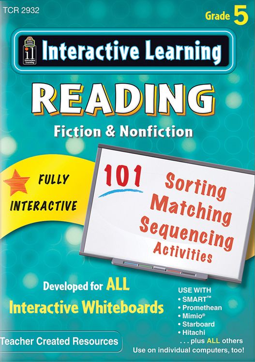 Interactive Learning: Reading Fiction & Nonfiction (CD): Grd 5
