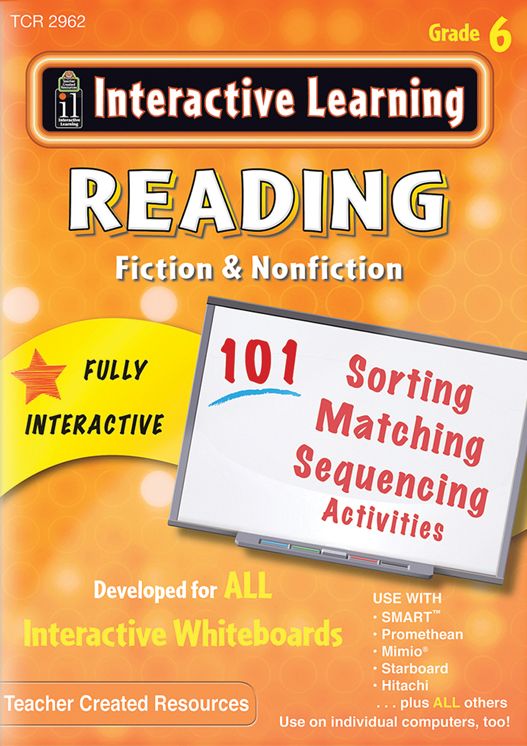 Interactive Learning: Reading Fiction & Nonfiction (CD): Grd 6