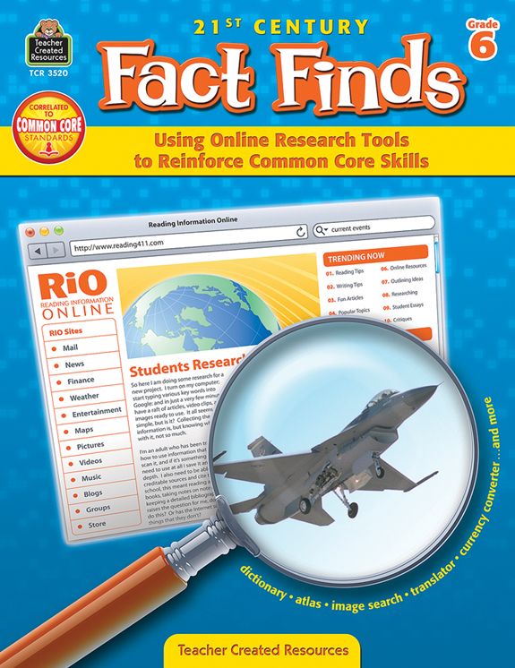 Using Online Research Tools to Reinforce Common Core Skills