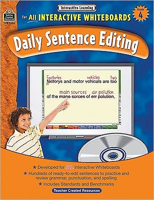 Interactive Learning: Daily Sentence Editing, Grade 4 (bk w/CD)