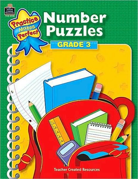 Number Puzzles: Grade 3 (Practice Makes Perfect Series)