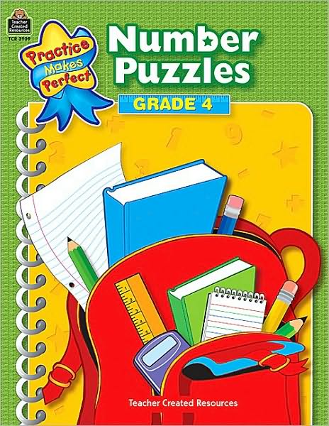 Number Puzzles: Grade 4 (Practice Makes Perfect Series)