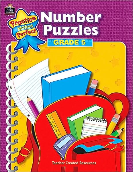 Number Puzzles: Grade 5 (Practice Makes Perfect Series)