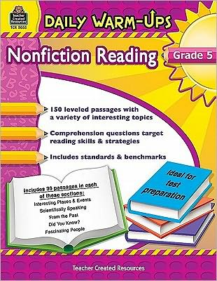 Daily Warm-Ups: Nonfiction Reading, Grade 5