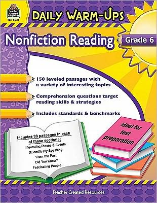 Daily Warm-Ups: Nonfiction Reading, Grade 6