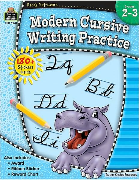 Modern Cursive Writing Practice (Grade 2-3)