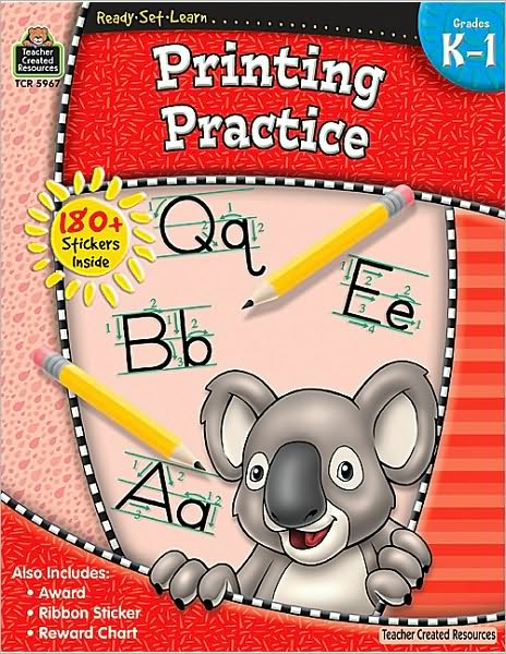 Printing Practice (Grade K-1)