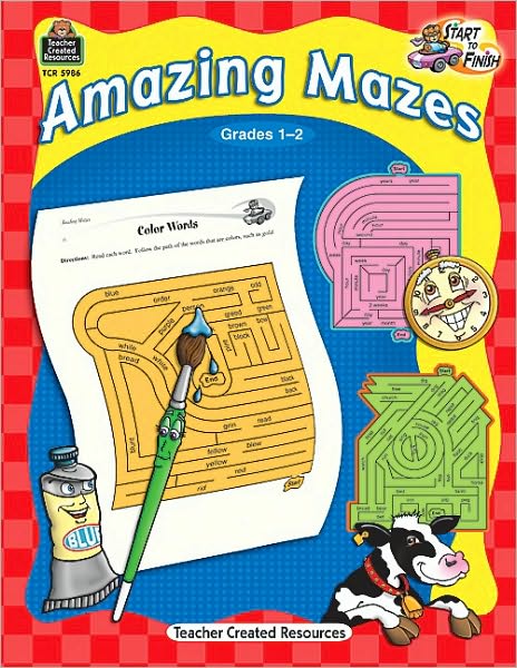 Start to Finish: Amazing Mazes Grade 1-2