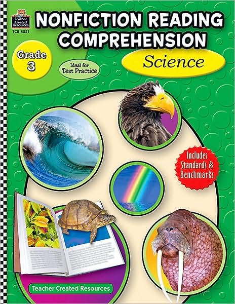 Nonfiction Reading Comprehension: Science Grade 3