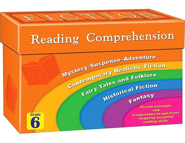 Fiction Reading Comprehension Cards Grade 6