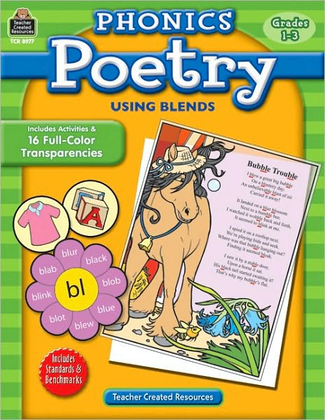 Phonics Poetry Using Blends Grade 1-3