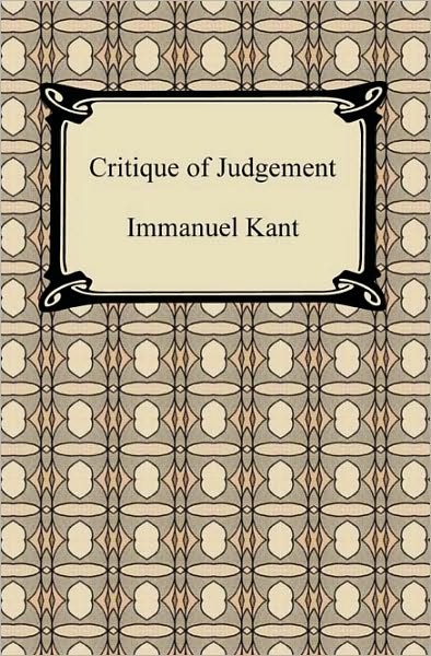 Critique Of Judgement