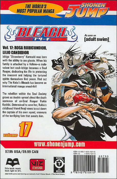 Bleach, Volume 17: Rosa Rubicundior, Lilio Candidior