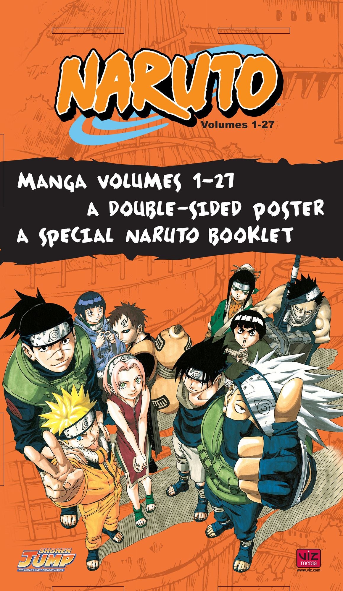 Naruto Box Set 1: Volumes 1-27 with Premium