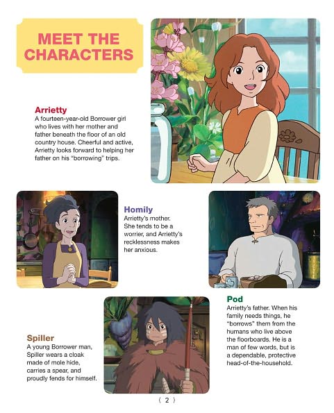The Secret World of Arrietty Picture Book