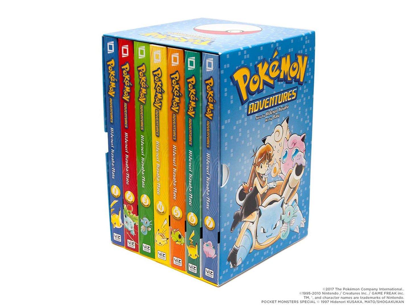 Pokï¿½mon Adventures Red & Blue Box Set (Set Includes Vols. 1-7)