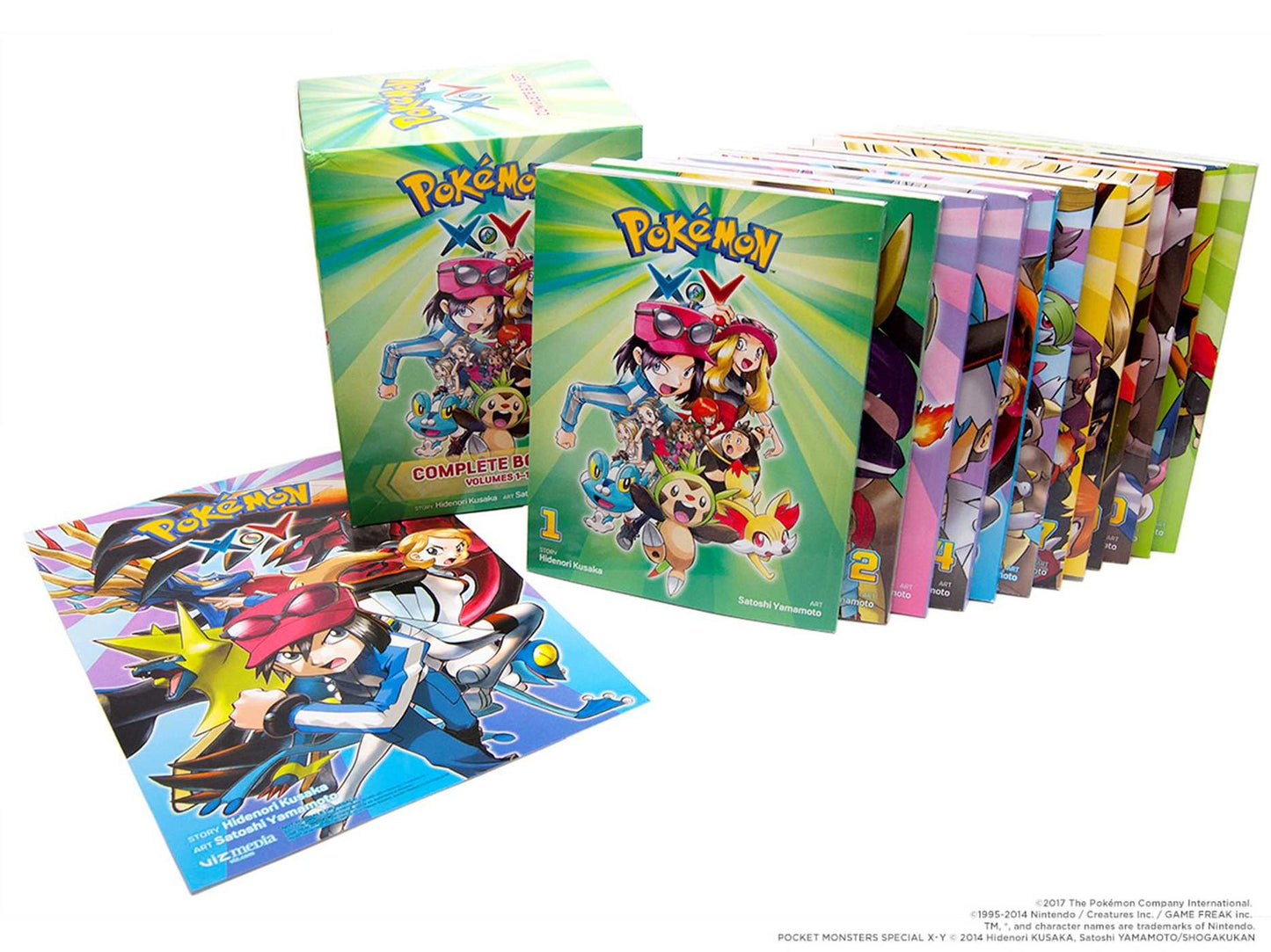 Pokemon X*Y Complete Box Set: Includes vols. 1-12