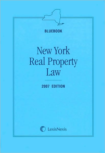 New York Real Property Law: Warren's Weed Pamphlet Edition