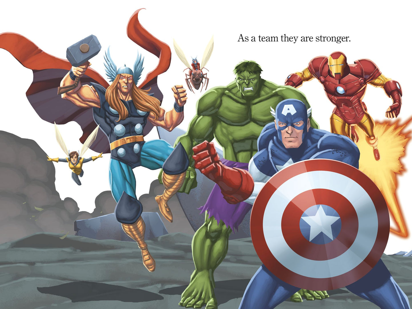 These Are The Avengers (World of Reading Series)