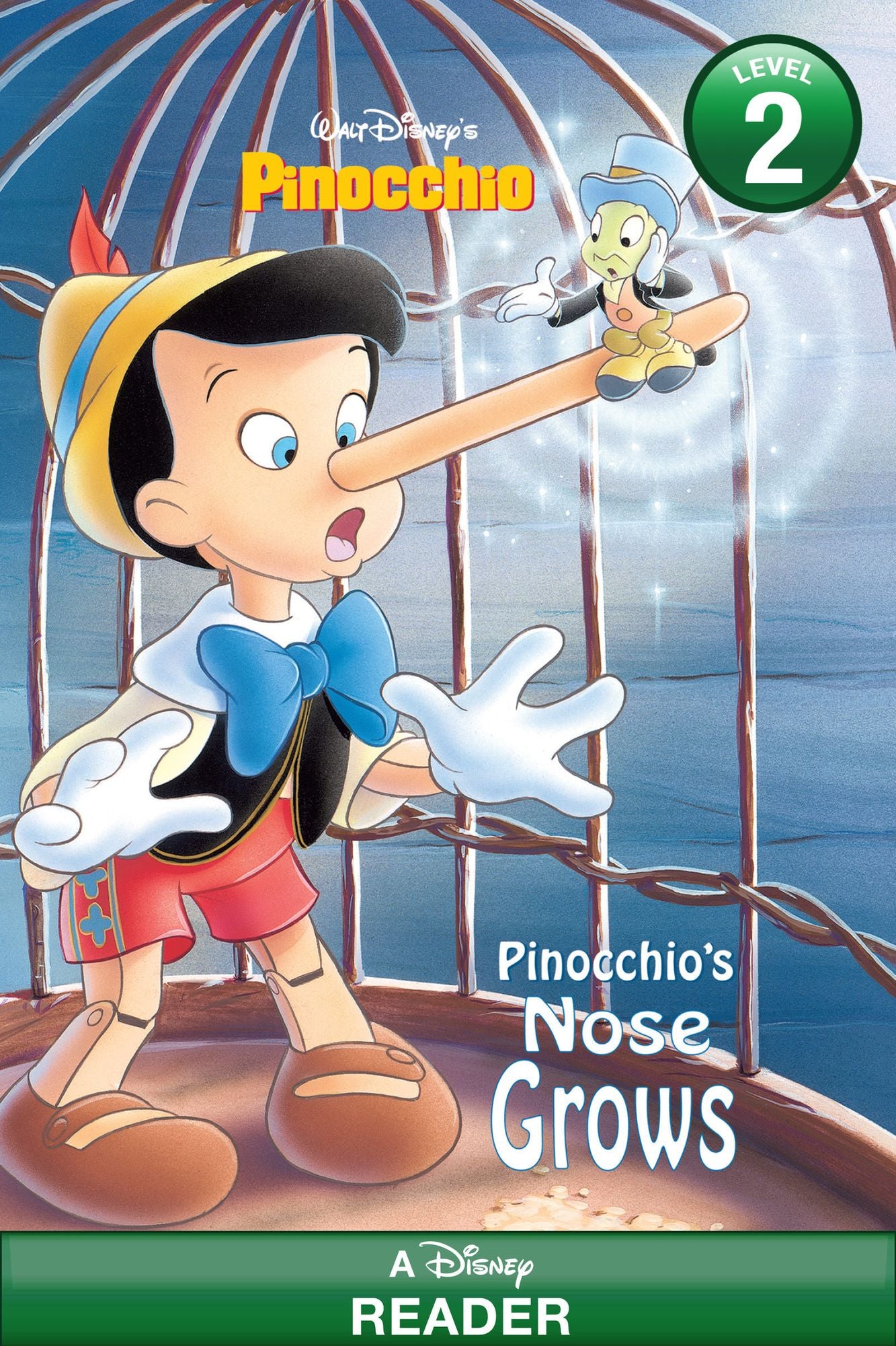 Pinocchio's Nose Grows: A Disney Reader (Level 2)