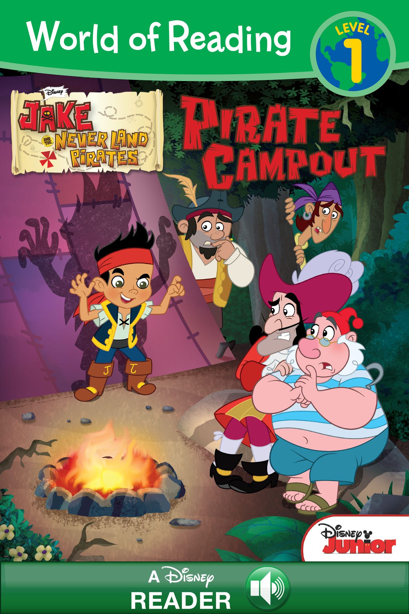 Jake and the Never Land Pirates: Pirate Campout (World of Reading Series)