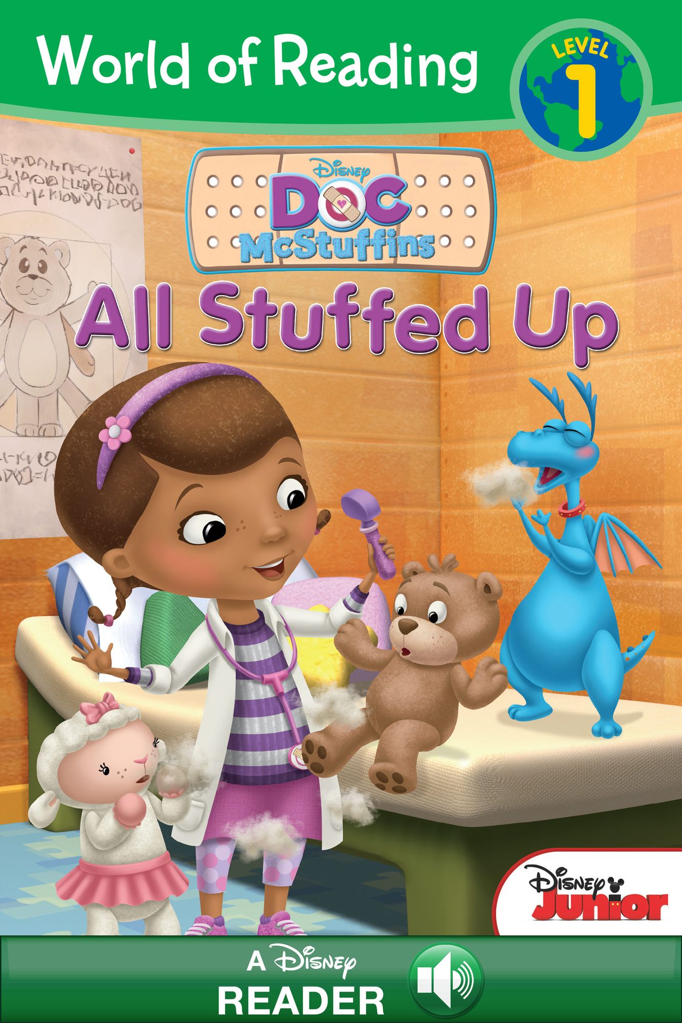 World of Reading Doc McStuffins: All Stuffed Up: A Disney Read Along (Level 1)