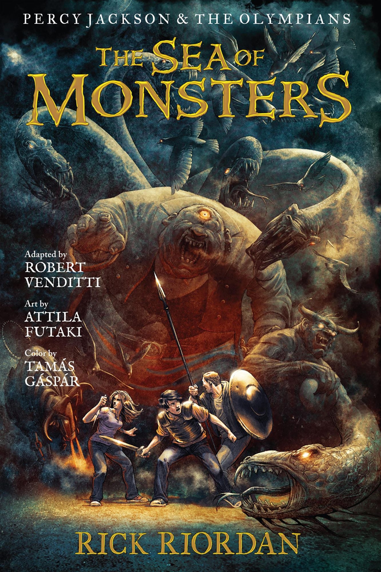 The Sea of Monsters: The Graphic Novel (Percy Jackson and the Olympians Series)