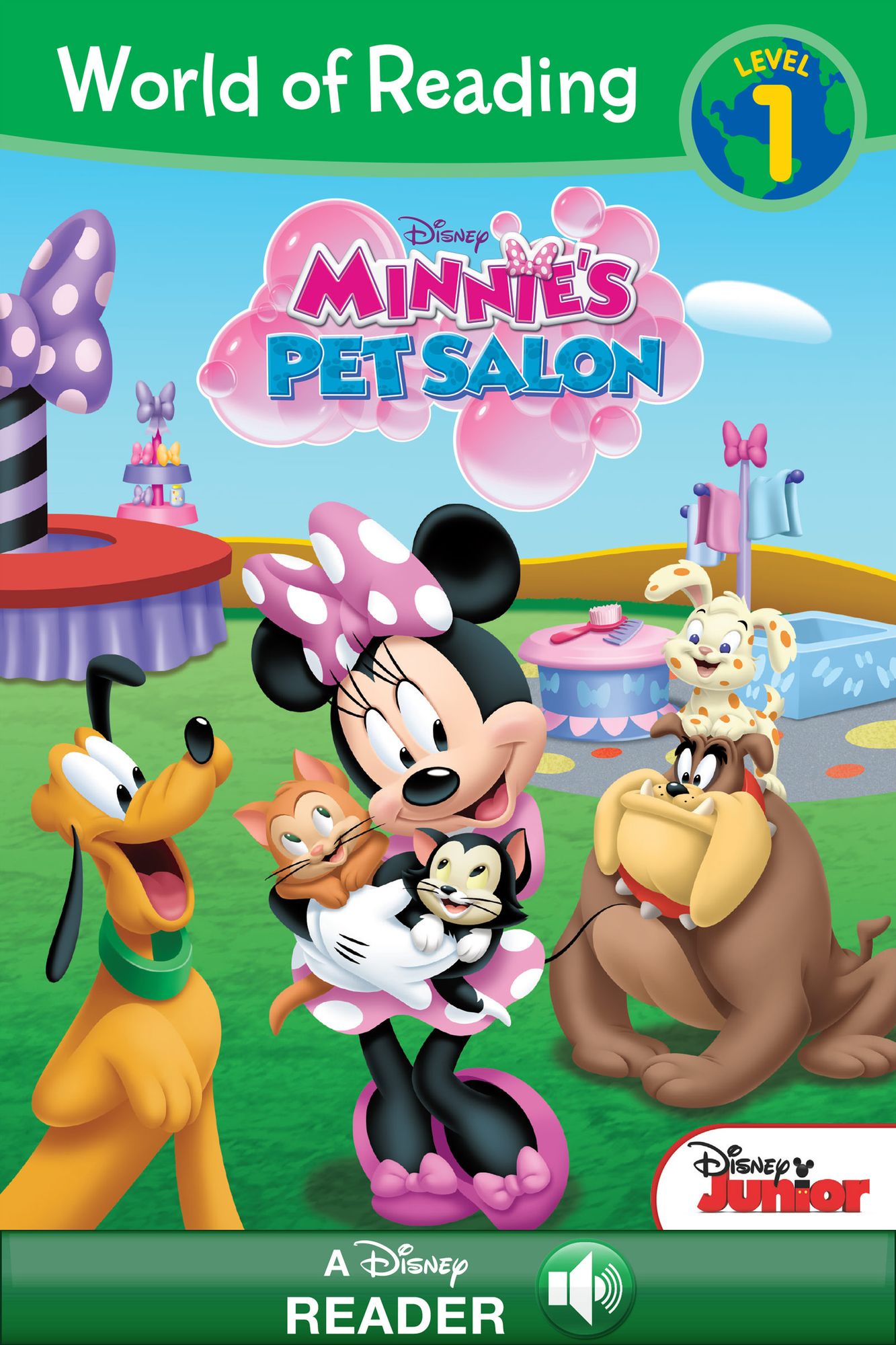 World of Reading Minnie: Minnie's Pet Salon: A Disney Read-Along (Level 1)