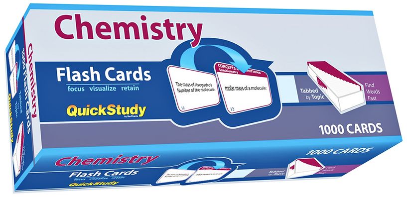 Chemistry Flash Cards: a QuickStudy Reference Tool