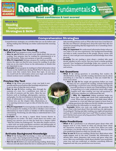 Reading Fundamentals 3