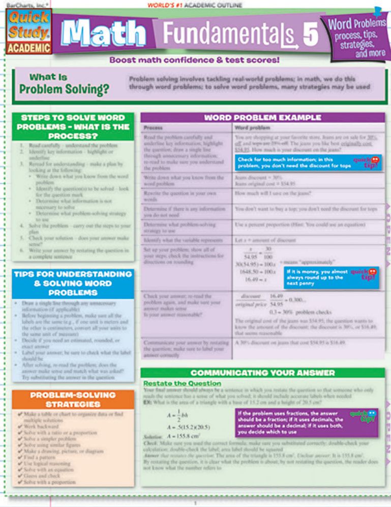 Math Fundamentals 5: Word Problems
