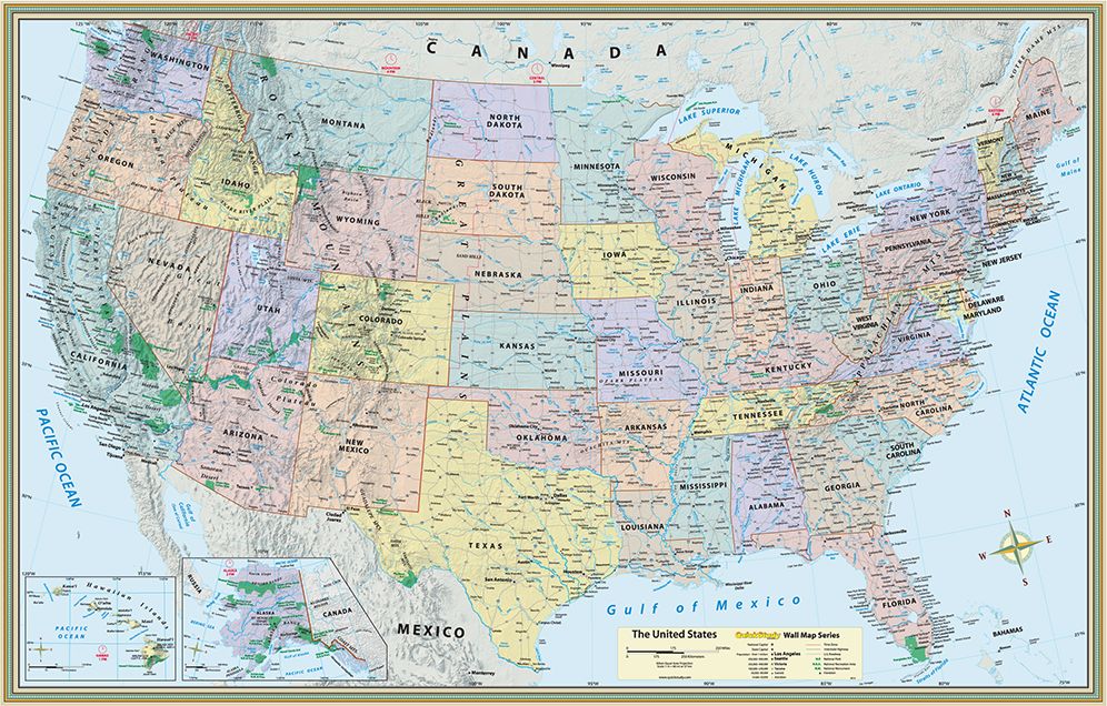 U.S. Map-Paper