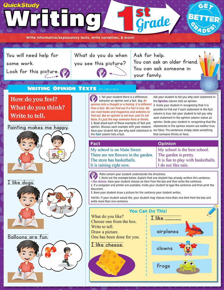 Writing 1St Grade
